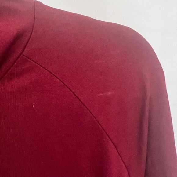 Bloomchic Turtlenck Long Sleeve Top Burgundy - Picture 5 of 6